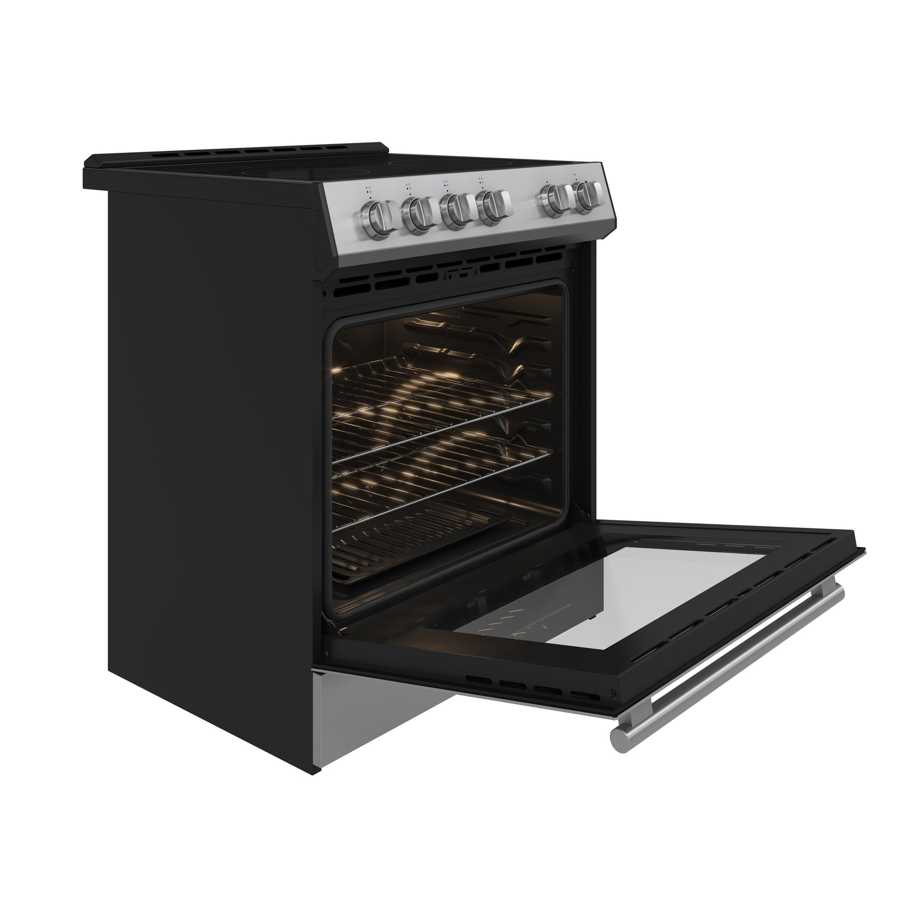 Forno Leonardo Espresso 30-Inch Stainless Steel Electric Range, True Convection, Energy Efficient - BonPrix Électroménagers