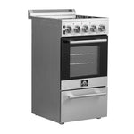 Forno Pallerano 20-Inch Freestanding Electric Range, Canada Version, Plug and Cord Included - BonPrix Électroménagers