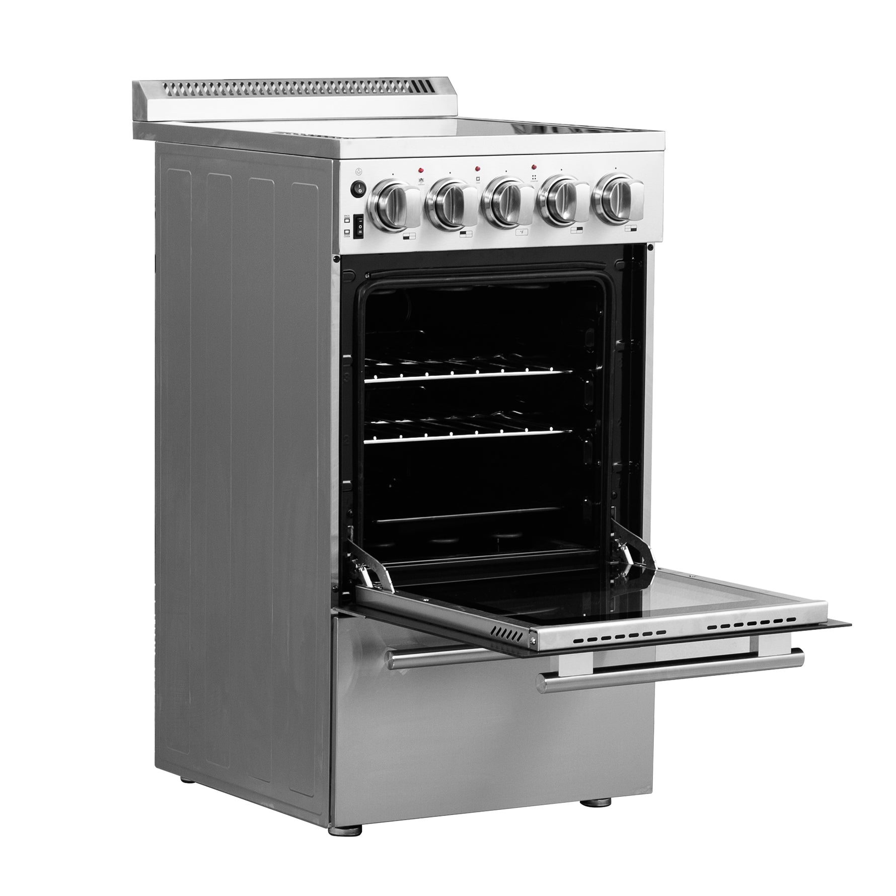 Forno Pallerano 20-Inch Freestanding Electric Range, Canada Version, Plug and Cord Included - BonPrix Électroménagers