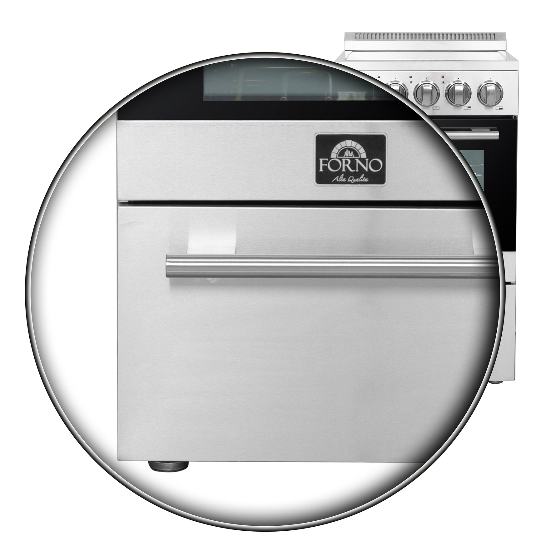 Forno Pallerano 20-Inch Freestanding Electric Range, Canada Version, Plug and Cord Included - BonPrix Électroménagers