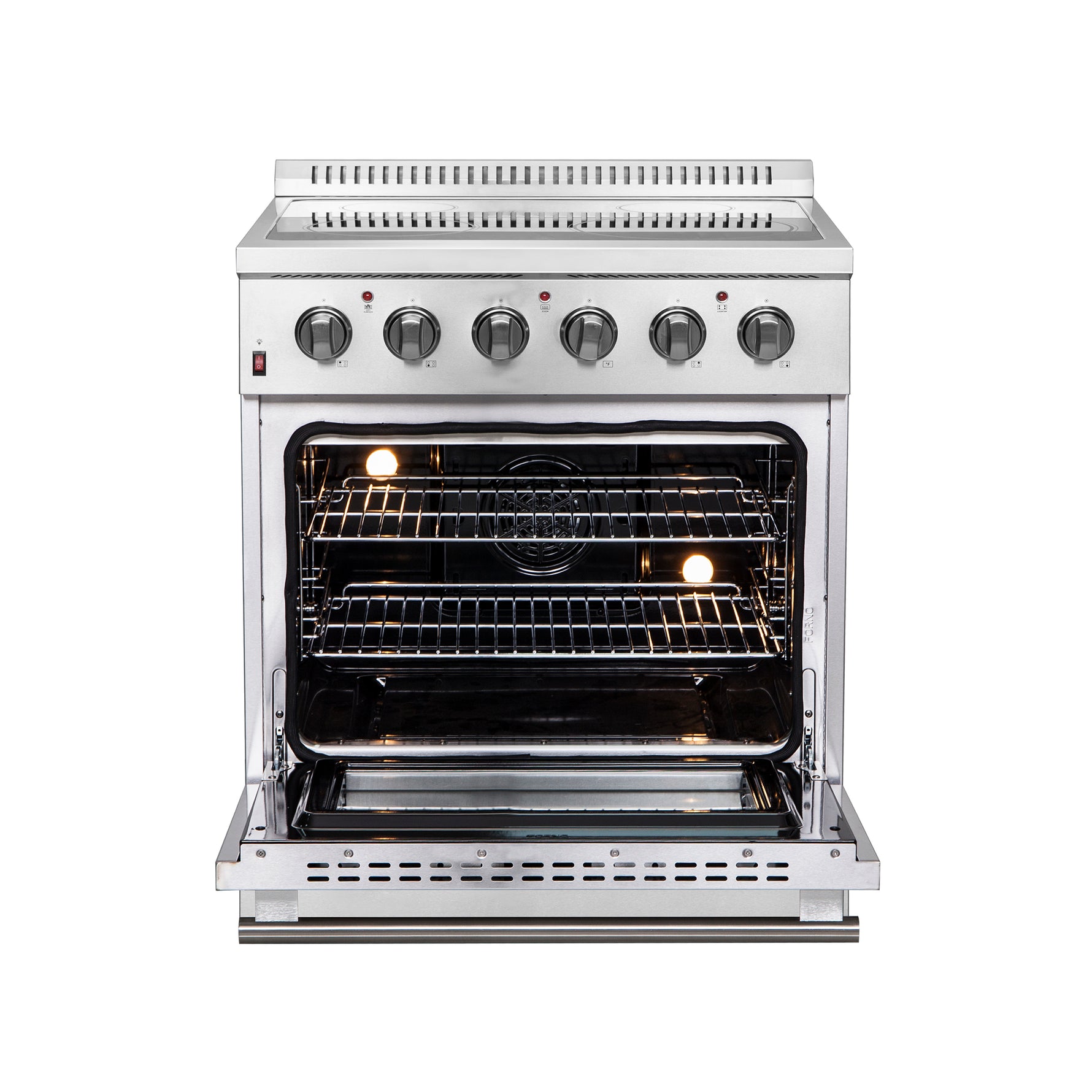 Forno Galiano 30-Inch Freestanding Electric Range, True Convection, Energy Efficient - BonPrix Électroménagers