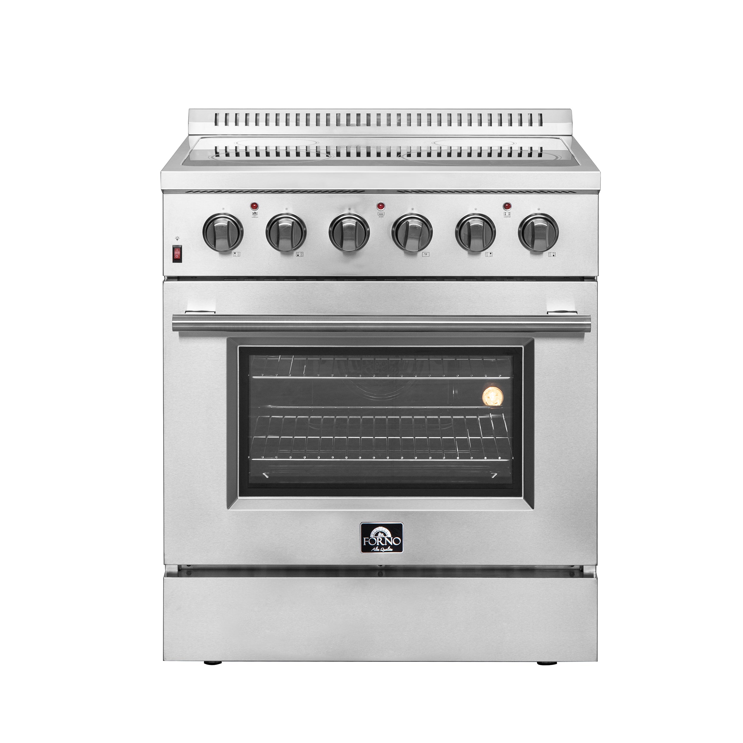 Forno Galiano 30-Inch Freestanding Electric Range, True Convection, Energy Efficient - BonPrix Électroménagers