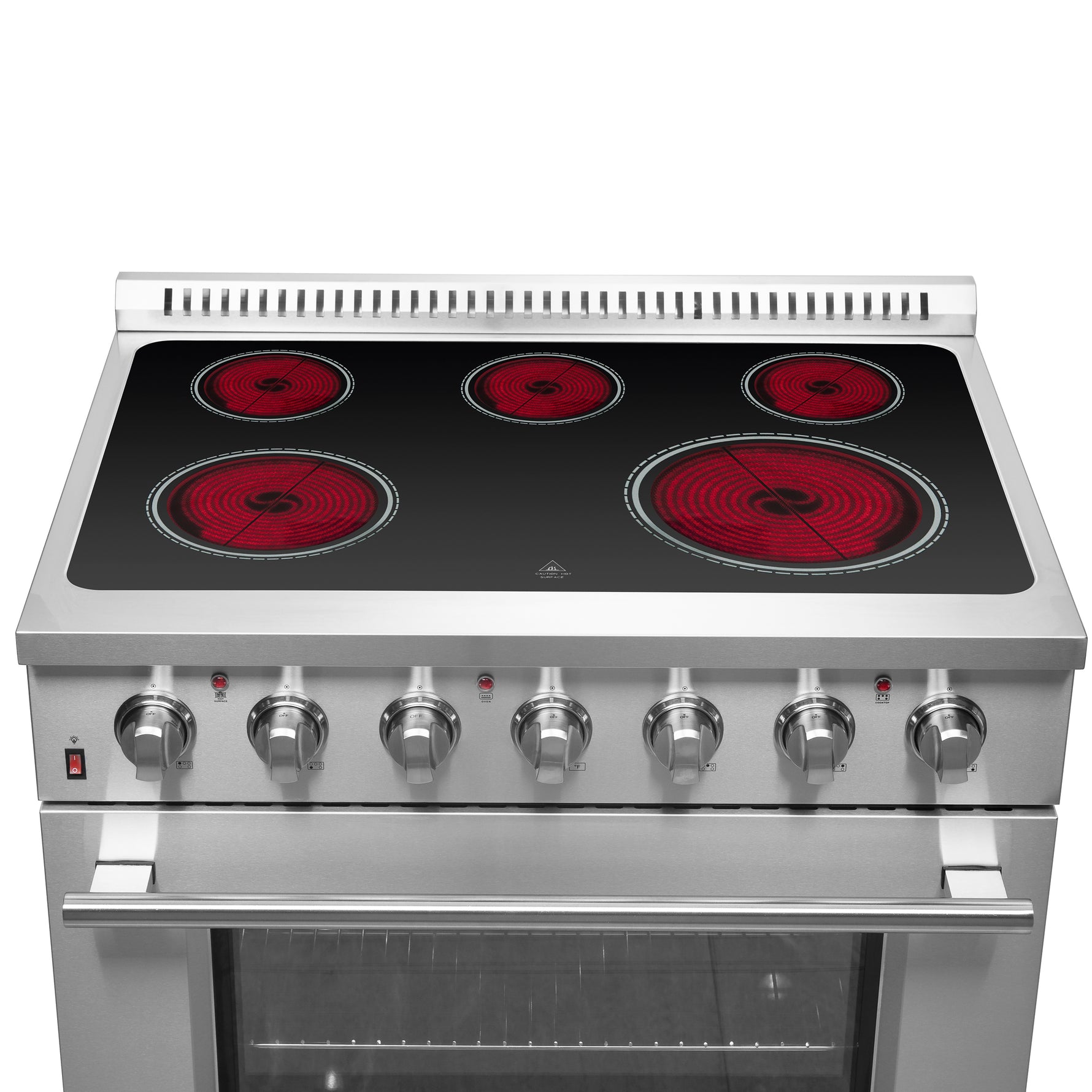 Forno Galiano 36-Inch Freestanding Electric Range, True Convection, Energy Efficient - BonPrix Électroménagers