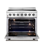 Forno Galiano 36-Inch Freestanding Electric Range, True Convection, Energy Efficient - BonPrix Électroménagers