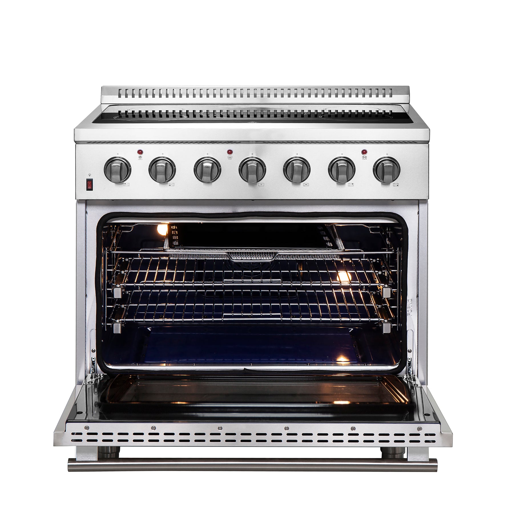Forno Galiano 36-Inch Freestanding Electric Range, True Convection, Energy Efficient - BonPrix Électroménagers