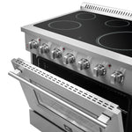 Forno Galiano 36-Inch Freestanding Electric Range, True Convection, Energy Efficient - BonPrix Électroménagers