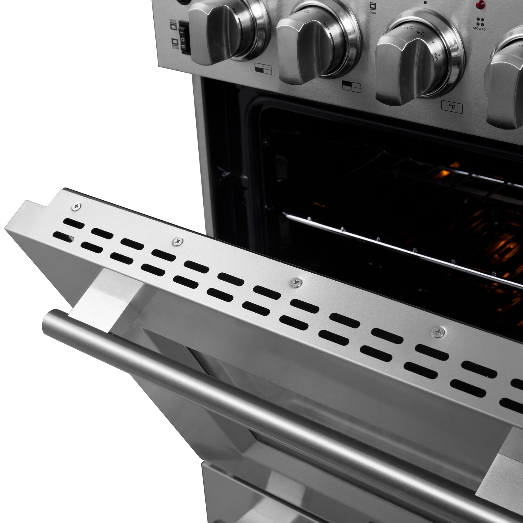 Forno Loiano 24-Inch Freestanding Electric Range, Canada Version, No Rotisserie Function, Plug and Cord Included - BonPrix Électroménagers