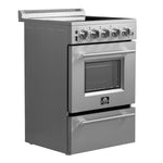 Forno Loiano 24-Inch Freestanding Electric Range, Canada Version, No Rotisserie Function, Plug and Cord Included - BonPrix Électroménagers