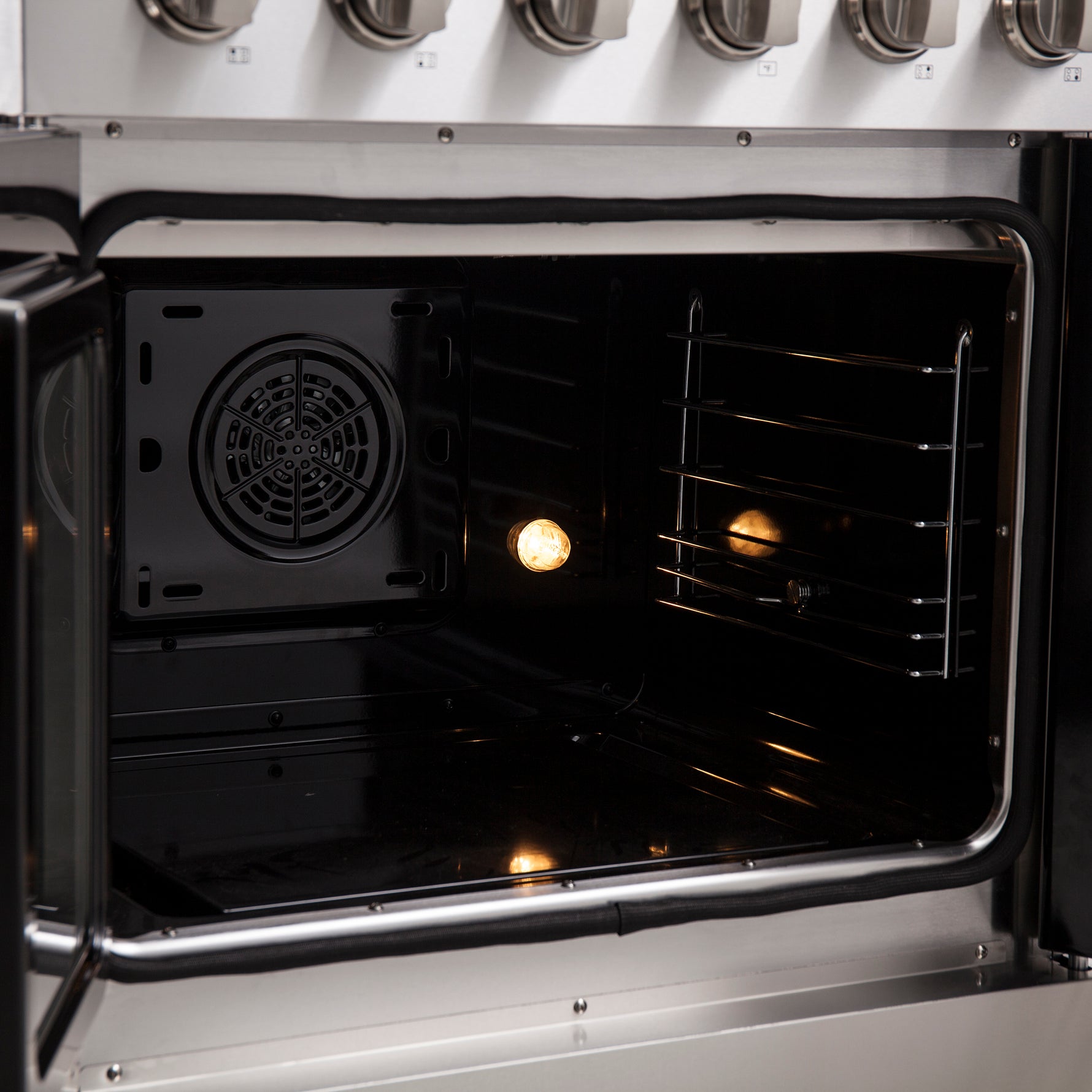 Forno Galiano 30-Inch Freestanding French Door Electric Range, True Convection, Energy Efficient - BonPrix Électroménagers