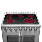 Forno Galiano 36-Inch Freestanding French Door Electric Range, True Convection, Energy Efficient - BonPrix Électroménagers