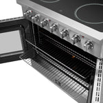Forno Galiano 36-Inch Freestanding French Door Electric Range, True Convection, Energy Efficient - BonPrix Électroménagers