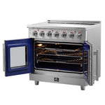 Forno Massimo 36-Inch Freestanding French Door Electric Range, True Convection Oven - BonPrix Électroménagers