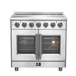 Forno Massimo 36-Inch Freestanding French Door Electric Range, True Convection Oven - BonPrix Électroménagers
