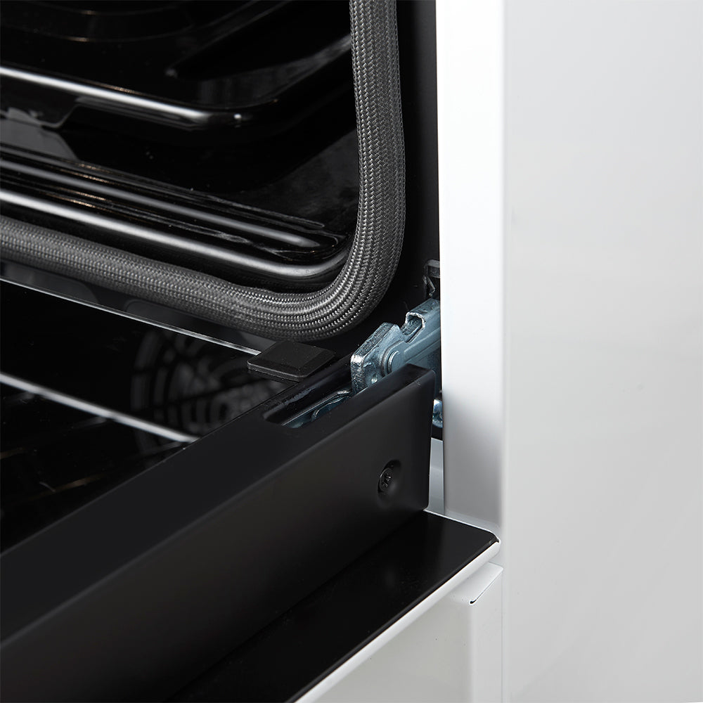 Forno Leonardo Espresso 30-Inch White Gas Range, 5 Burners, 39,500 BTU, 5 cu.ft Convection Oven - BonPrix Électroménagers