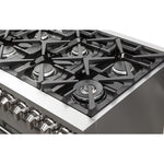 Forno Massimo 48-Inch Freestanding Dual Fuel Range, 8 Burners, Double Convection Ovens - BonPrix Électroménagers