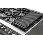 Forno Massimo 48-Inch Freestanding Dual Fuel Range, 8 Burners, Double Convection Ovens - BonPrix Électroménagers
