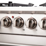 Forno Capriasca 30-Inch Freestanding Dual Fuel Range, 4 Burners, True Convection Oven - BonPrix Électroménagers