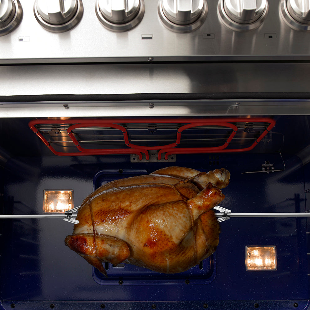Forno Capriasca 48-Inch Freestanding Dual Fuel Range, 8 Burners, True Convection Oven - BonPrix Électroménagers