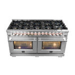 Forno Capriasca 60-Inch Freestanding Dual Fuel Range, 10 Burners, True Convection Oven - BonPrix Électroménagers