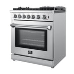 Forno Lazio 30-Inch Freestanding Dual Fuel Range, 4 Burners, True Convection Oven - BonPrix Électroménagers