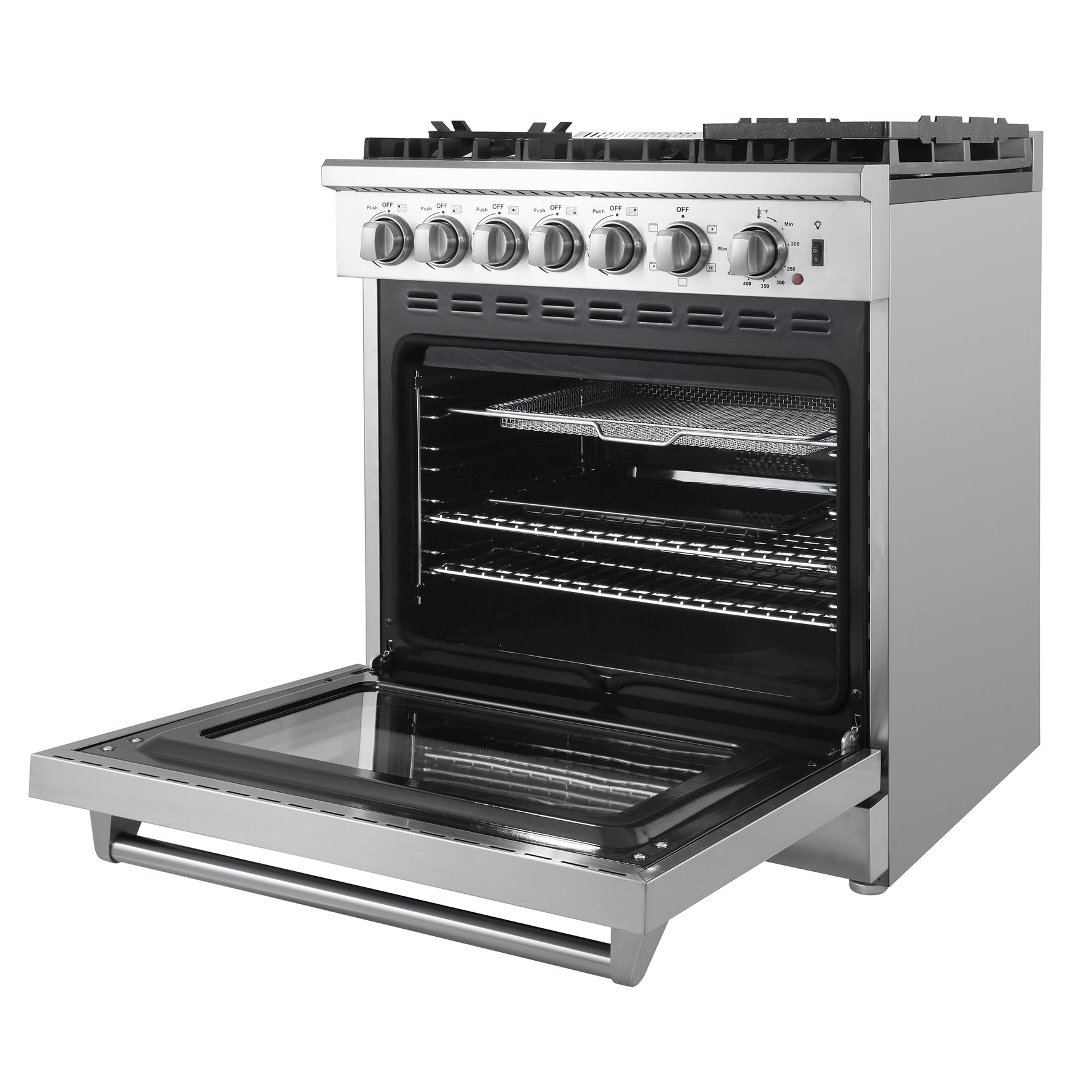 Forno Lazio 30-Inch Freestanding Dual Fuel Range, 4 Burners, True Convection Oven - BonPrix Électroménagers