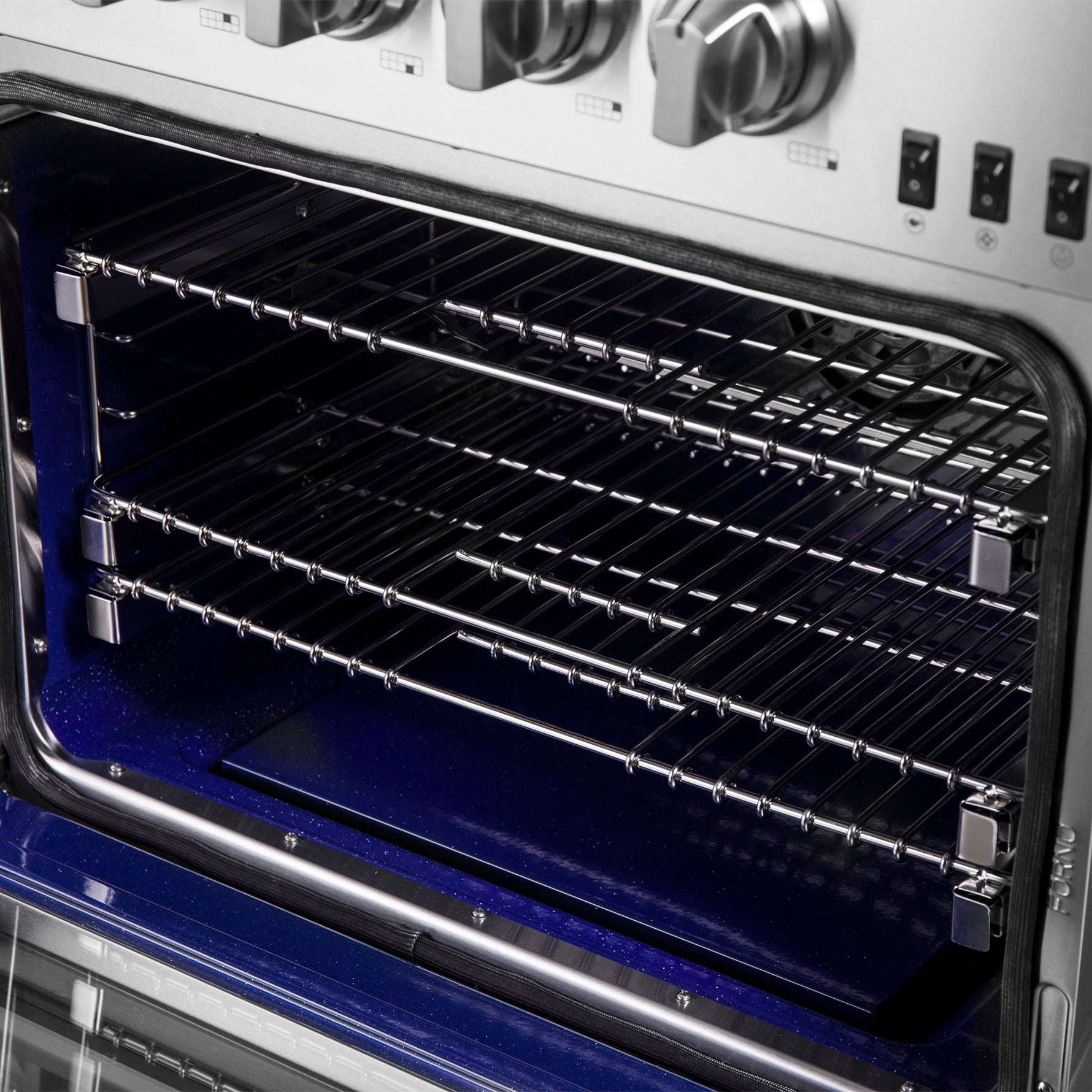 Forno Capriasca 60-Inch Freestanding Gas Range, 10 Burners, True Convection Oven - BonPrix Électroménagers