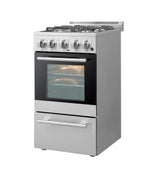 Forno Lamazze 20-Inch Freestanding Gas Range, Compact Design, Energy Efficient - BonPrix Électroménagers