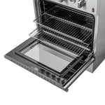 FORNO Giovanni 30-inch Gas Range Stainless Steel, 5 Burners 67,000 BTU, 4.32 cu.ft. Convection Oven - BonPrix Électroménagers
