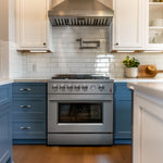 FORNO Premium 3-Piece Kitchen Bundle - 30" Gas Range, Bottom Freezer Refrigerator, Built-In Dishwasher, Stainless Steel - FBDL-012-01CAUS - BonPrix Électroménagers