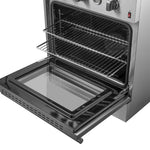 Marco 30-inch Gas Range Stainless Steel, 4 Burners 37,000 BTU, 4.32 cu.ft. Convection Oven - BonPrix Électroménagers