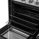 Forno Breno 24-Inch Freestanding Gas Range, Plug Included, Energy Efficient - BonPrix Électroménagers