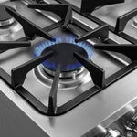 Forno Breno 24-Inch Freestanding Gas Range, Plug Included, Energy Efficient - BonPrix Électroménagers