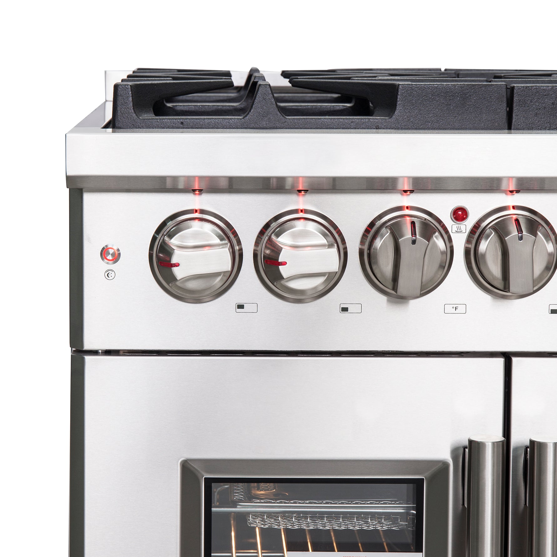Forno Massimo 30-Inch Freestanding French Door Dual Fuel Range, 4 Burners, True Convection Oven - BonPrix Électroménagers