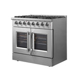 Forno Galiano 36" Freestanding French Door Dual Fuel Range - BonPrix Électroménagers