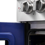 Forno Capriasca 30-Inch Freestanding French Door Dual Fuel Range, 4 Burners, True Convection Oven - BonPrix Électroménagers