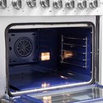 Forno Capriasca 48-Inch Freestanding French Door Dual Fuel Range, 8 Burners, True Convection Oven - BonPrix Électroménagers