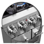 Forno Massimo 48-Inch Freestanding French Door Gas Range, 8 Burners, Convection Oven, Energy Efficient - BonPrix Électroménagers