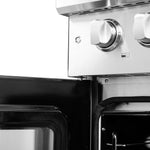 Forno Galiano 30-Inch Freestanding French Door Gas Range, 4 Burners, Convection Oven, Energy Efficient - BonPrix Électroménagers