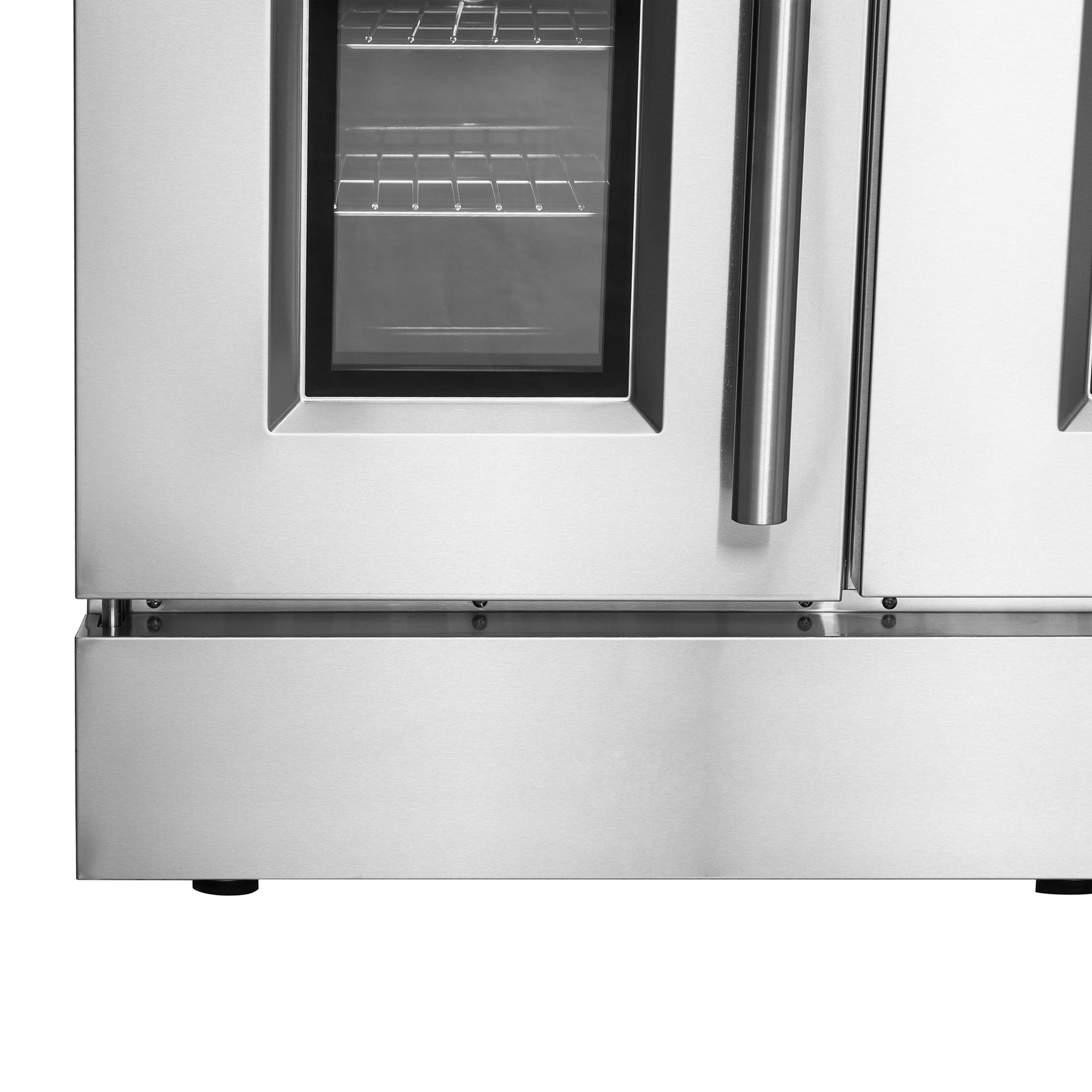 Forno Galiano 48-Inch Freestanding French Door Gas Range, 8 Burners, Griddle, Convection Oven, Energy Efficient - BonPrix Électroménagers