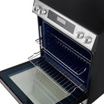 Forno Donatello Espresso 30-Inch Slide-In Stainless Steel Induction Range, Convection Oven, 5 Cooking Zones, Touch Control Panel - BonPrix Électroménagers