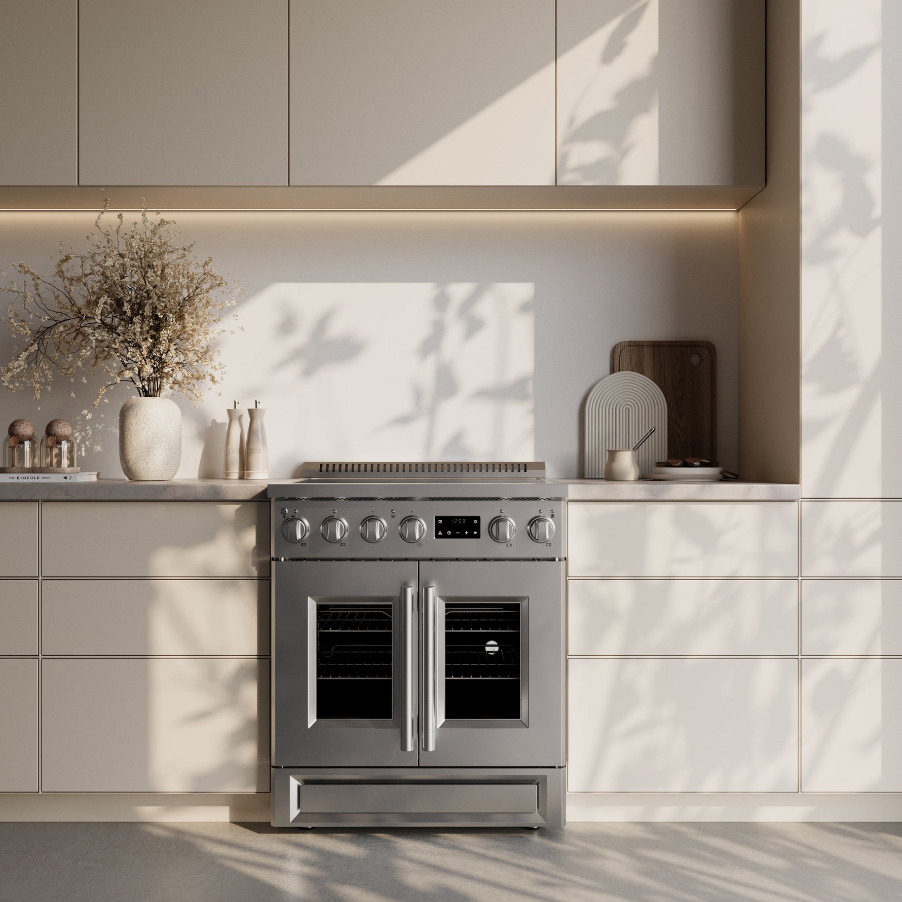 Forno Torino 30 Inch French Door Induction Range with Air Fryer and True Convection Oven - BonPrix Électroménagers