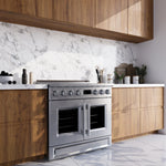 Forno Torino 36 Inch French Door Induction Range with Air Fryer and True Convection Oven - BonPrix Électroménagers