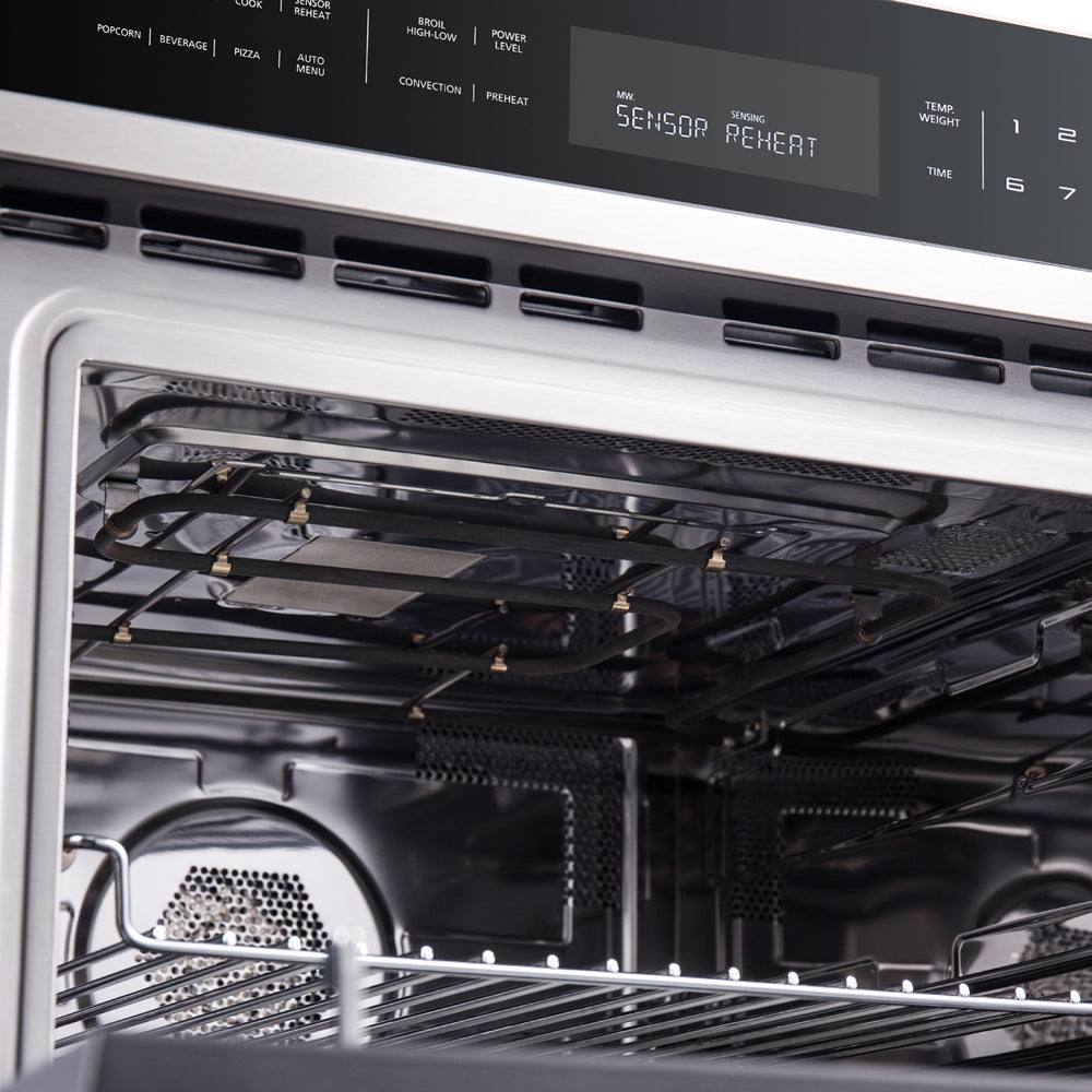 Forno Oliena 30-Inch Compact Oven and 1000 Watt Microwave, 1.6 cu.ft, Convection Oven - BonPrix Électroménagers