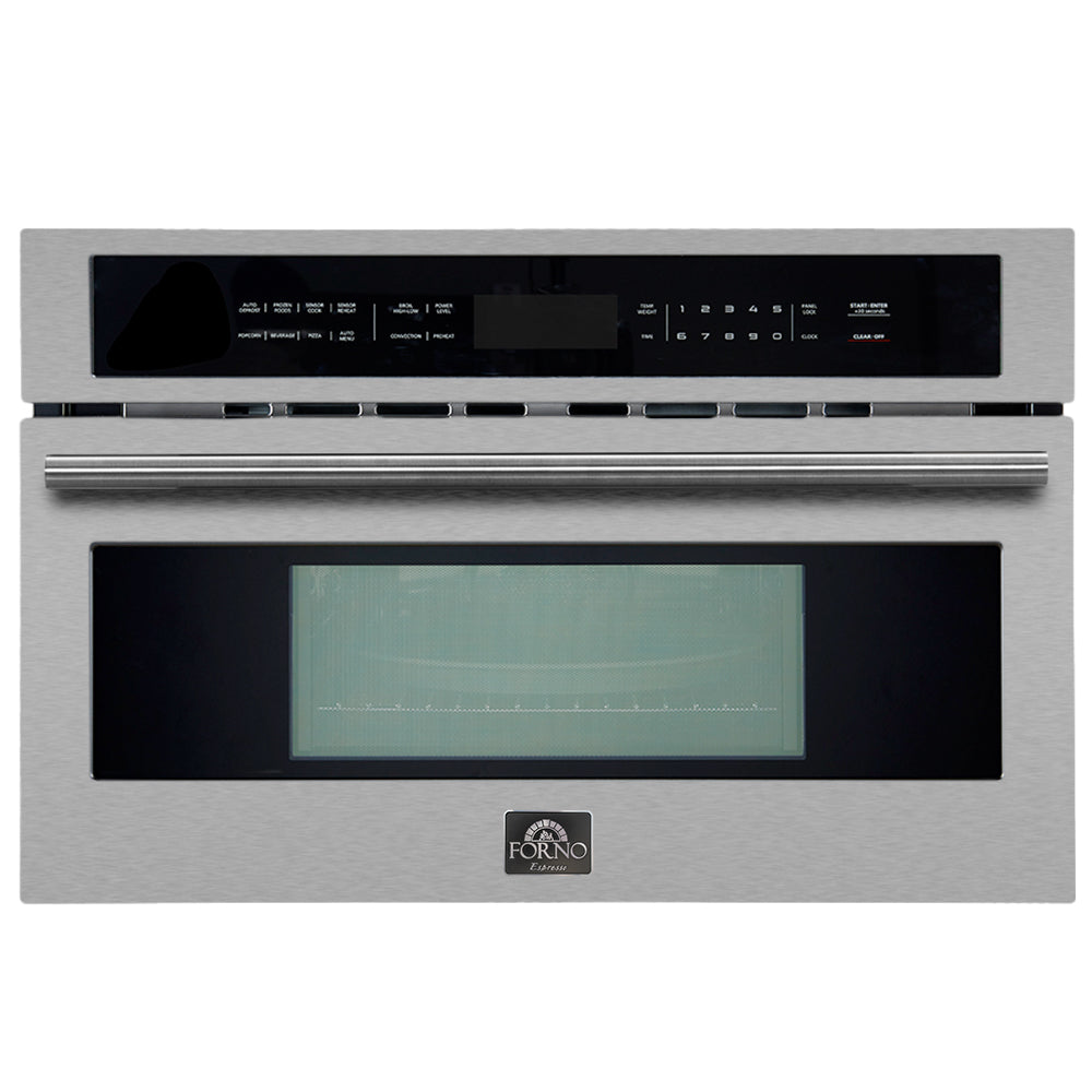 Forno Oliena 30-Inch Compact Oven and 1000 Watt Microwave, 1.6 cu.ft, Convection Oven - BonPrix Électroménagers