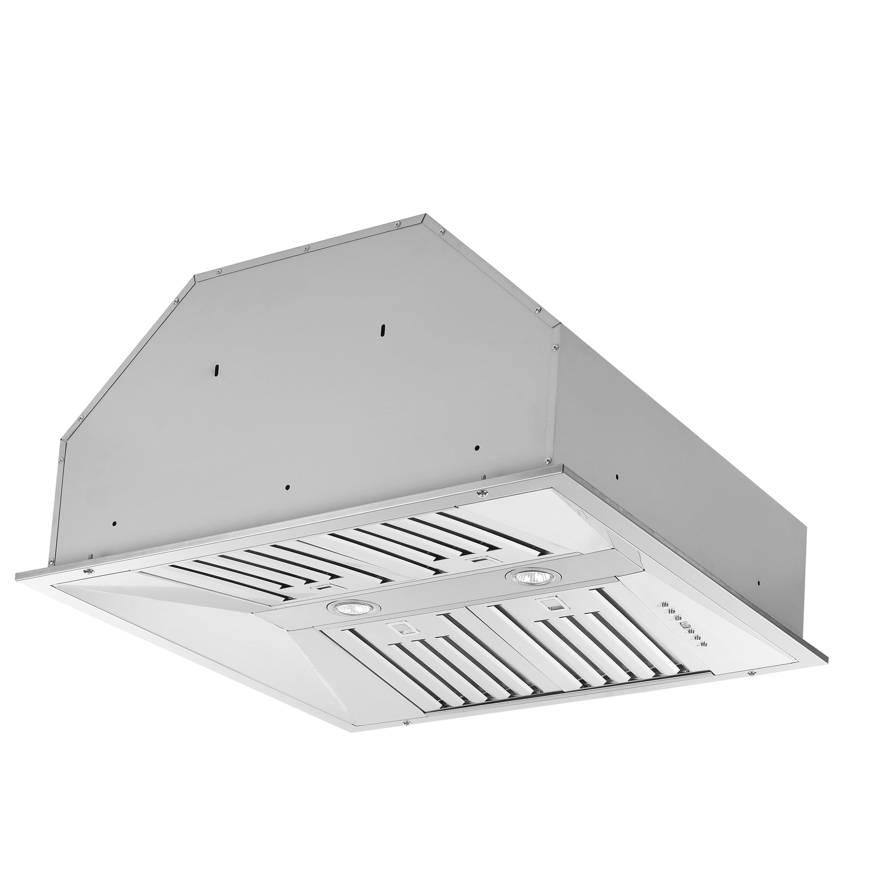 Forno Altilia 30-Inch Insert Range Hood, Stainless Steel, LED Lighting, Baffle Filters - BonPrix Électroménagers