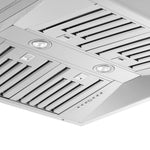 Forno Altilia 30-Inch Insert Range Hood, Stainless Steel, LED Lighting, Baffle Filters - BonPrix Électroménagers