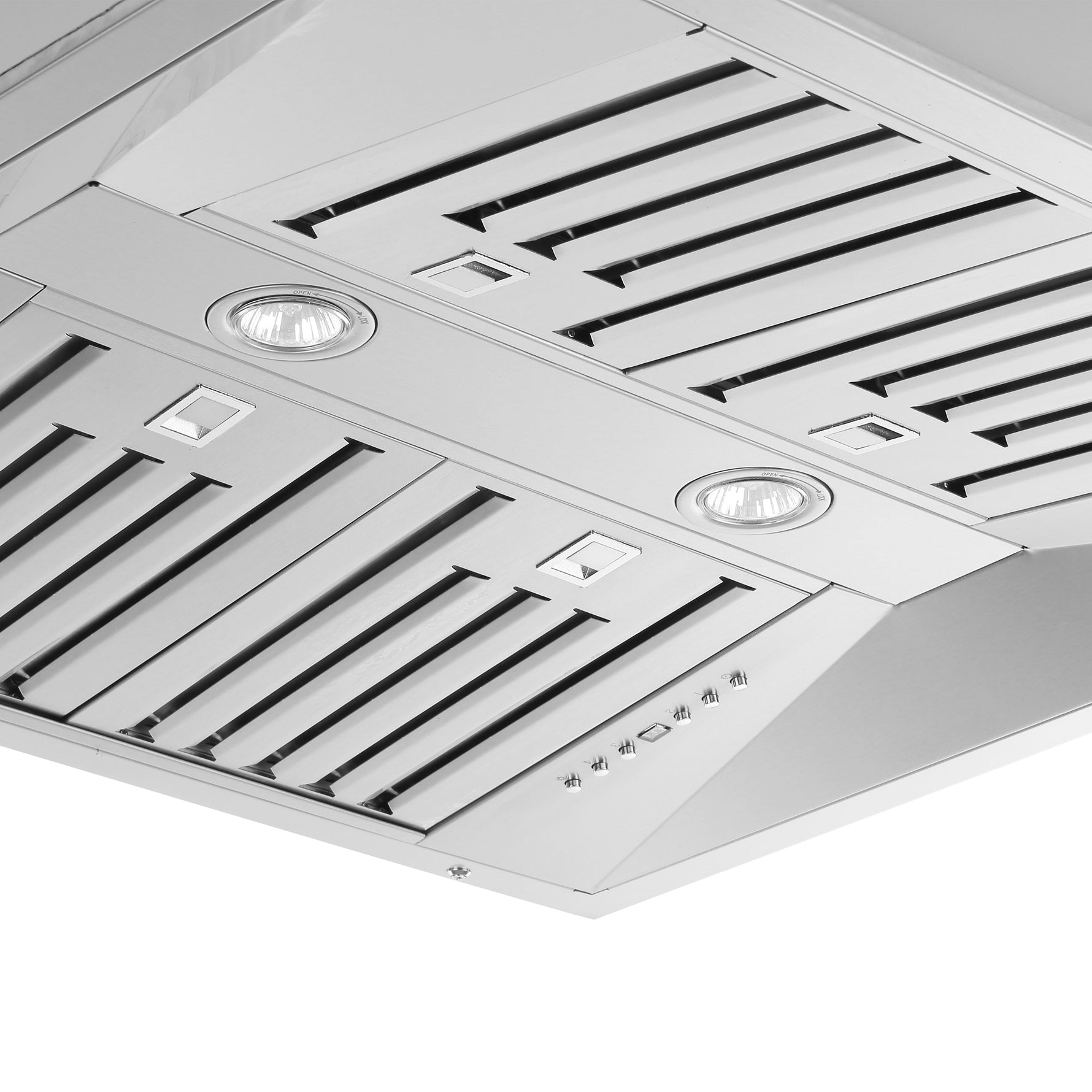 Forno Altilia 30-Inch Insert Range Hood, Stainless Steel, LED Lighting, Baffle Filters - BonPrix Électroménagers