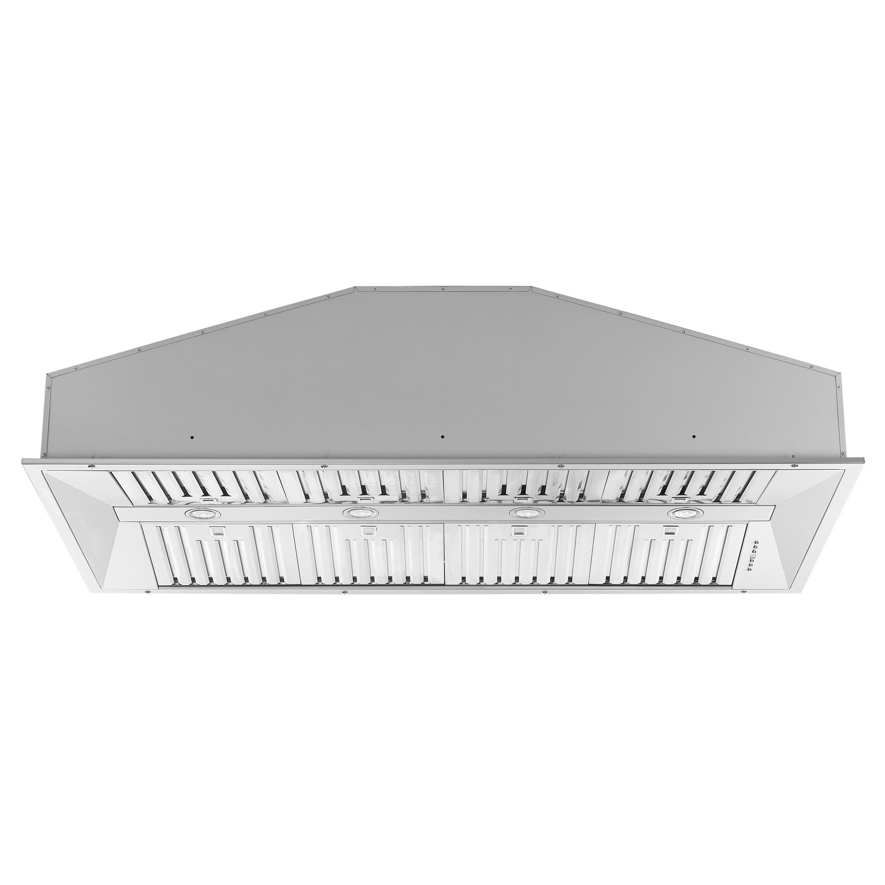 Forno Altilia 60-Inch Insert Range Hood, Stainless Steel, LED Lighting, Baffle Filters - BonPrix Électroménagers