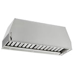 Forno Frassanito 36-Inch Recessed Range Hood, 450 CFM, Stainless Steel Baffle Filters, LED Lighting - BonPrix Électroménagers