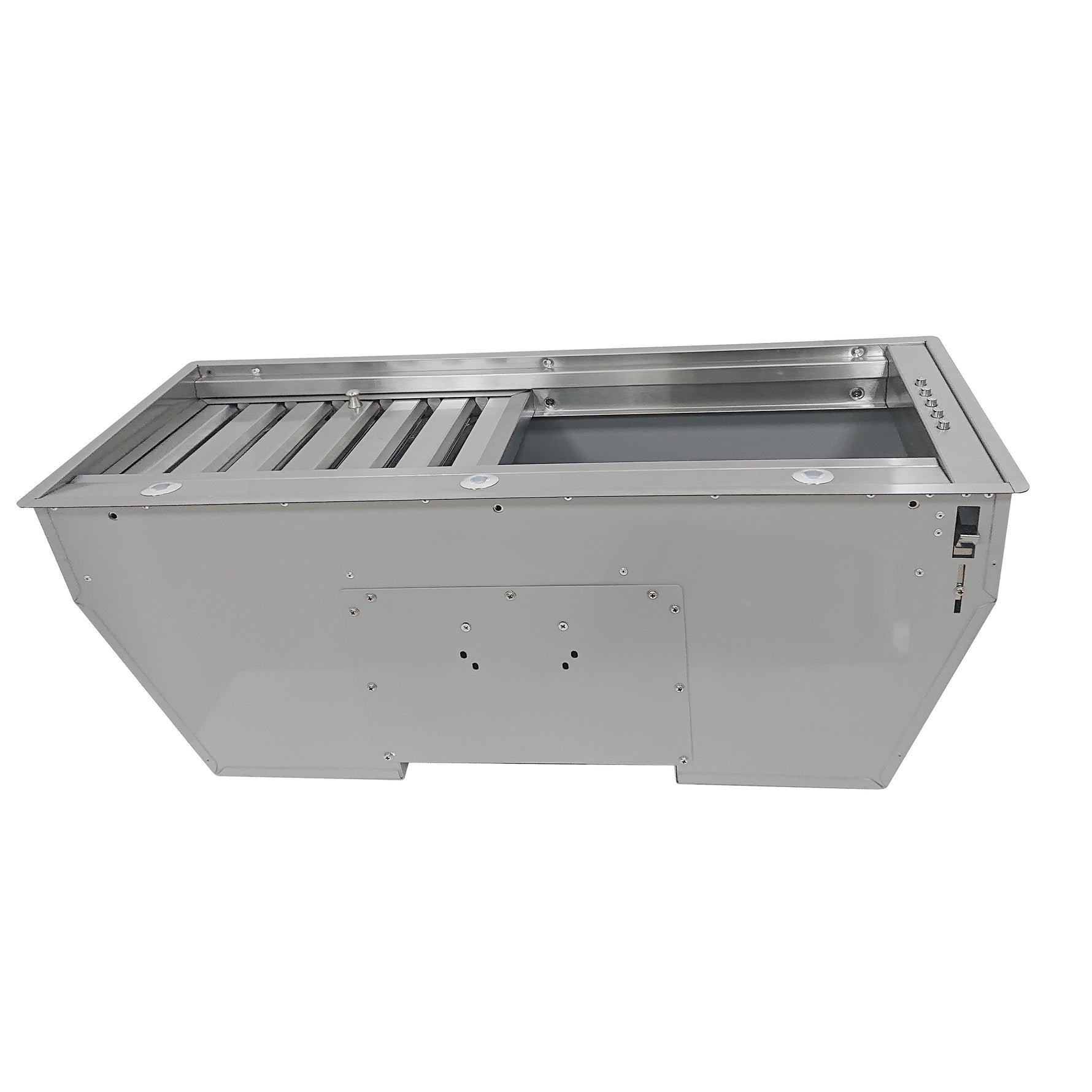 Forno Frassanito 36-Inch Recessed Range Hood, 450 CFM, Stainless Steel Baffle Filters, LED Lighting - BonPrix Électroménagers